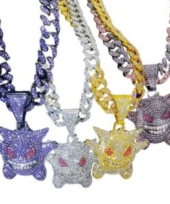 Cubana GENGAR - 4 Colores "Morado/Plateado/Dorado/Rosa" 50cm