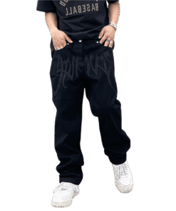Pantalon Jeans "REVENGE" Negro