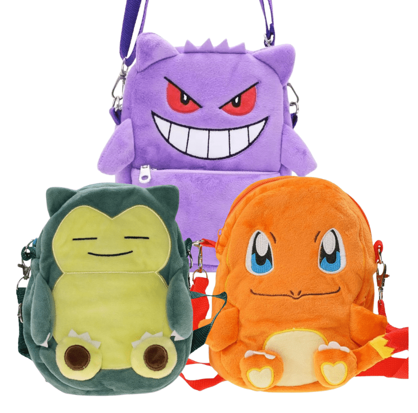 BOLSO POKEMON KANTOSTARTER "Gengar/Snorlax/Charizard"