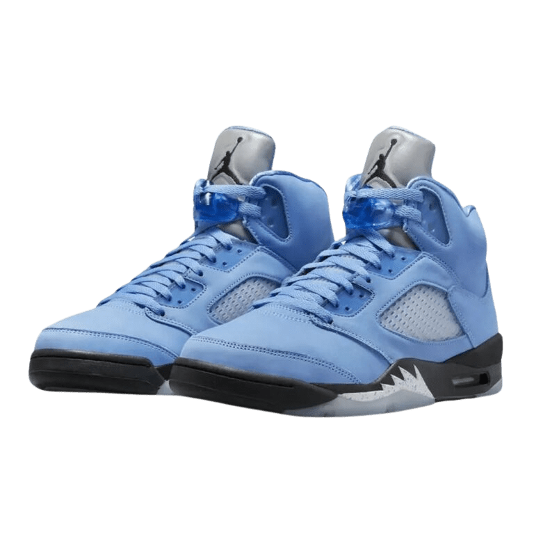Air Jordan Retro 5 "UNC University Blue" Azules