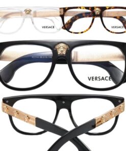 Gafas Transparentes VERSACE "3 Colores" Negro Blanco Rojo