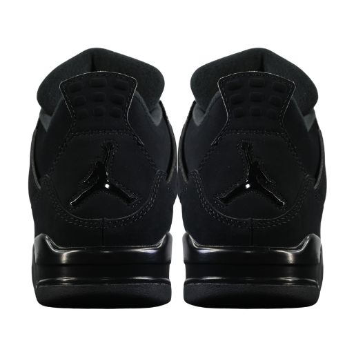Air Jordan Retro 4 "BLACK CAT" Negras - 100% GAMUZA - Imagen 2