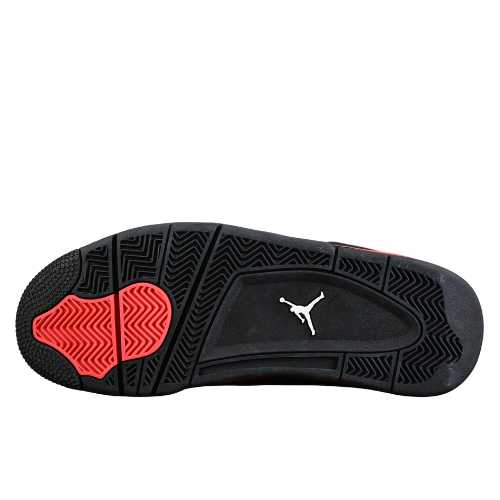 Air Jordan Retro 4 "Red Thunder" Negro Rojo - Imagen 3