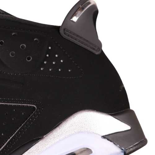 Air Jordan Retro 6 "Chrome Metallic Silver" Negras - Imagen 5
