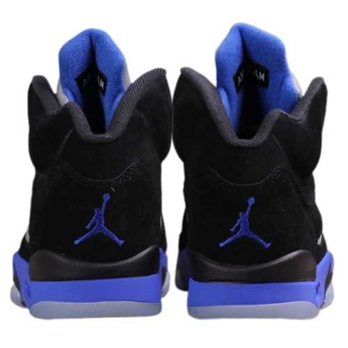 Air Jordan Retro 5 "Racer Blue" Negras Azul - Imagen 2