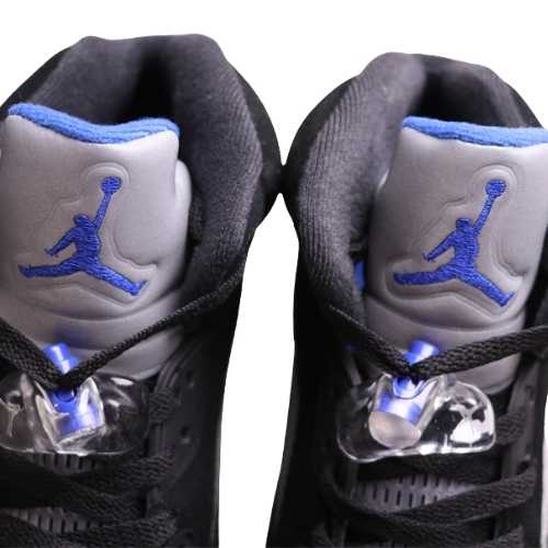 Air Jordan Retro 5 "Racer Blue" Negras Azul - Imagen 5
