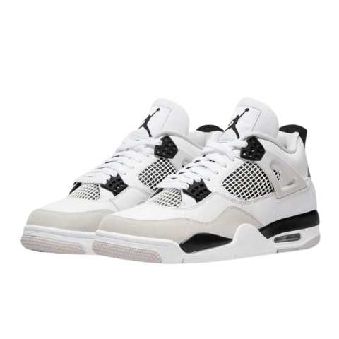 Air Jordan Retro 4 "Military Black" Blancas Negras