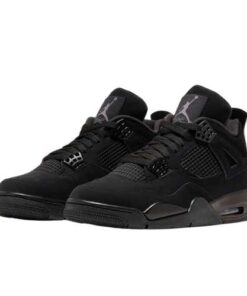 Air Jordan Retro 4 "BLACK CAT" Negras - 100% GAMUZA