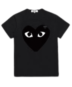 POLERA COMME DES GARÇONS PLAY "Negro/Negro"