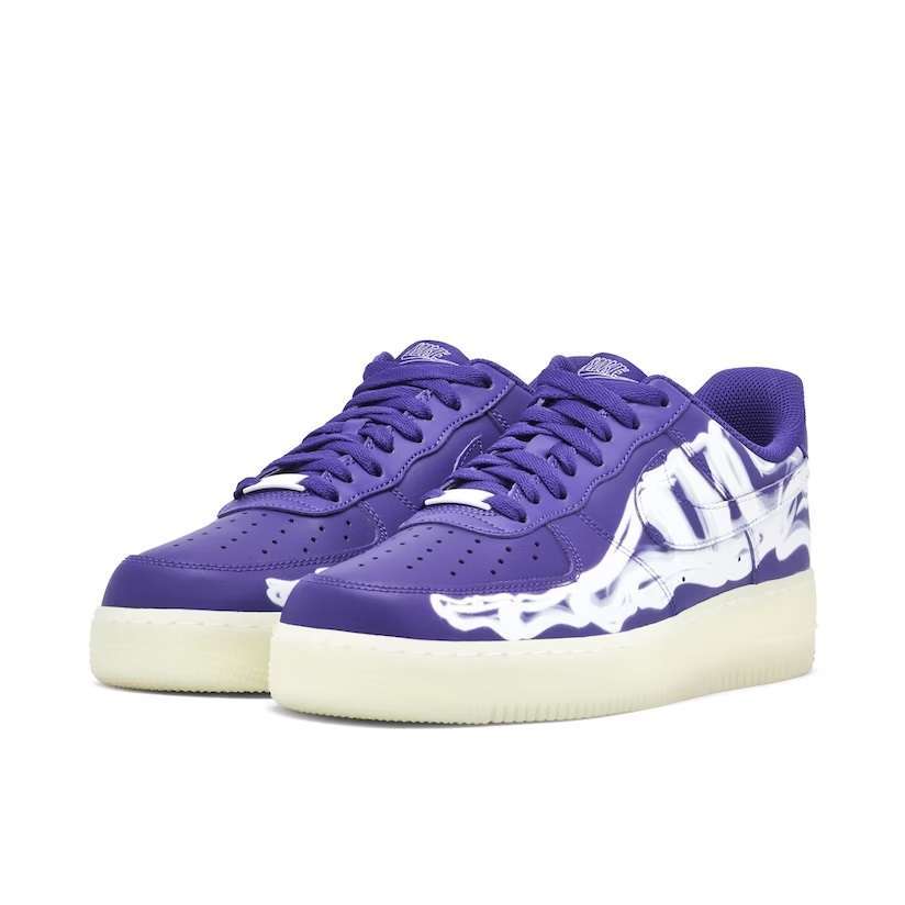 Nike Air Force 1 "Skeleton Purple" Morado