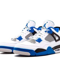 Air Jordan Retro 4 "Motorsports" Blanco Azul