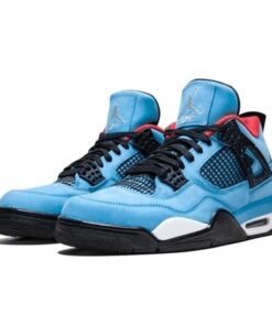 Air Jordan Retro 4 "Houston Oilers Travis Scott" Azul