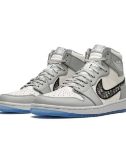 Air Jordan Retro 1 "Dior" Gris Blanca