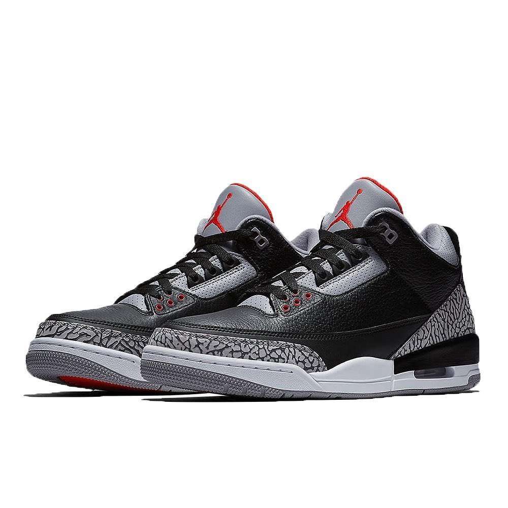 Air Jordan Retro 3 "Black Cement Bred"