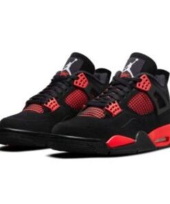 Air Jordan Retro 4 "Red Thunder" Negro Rojo