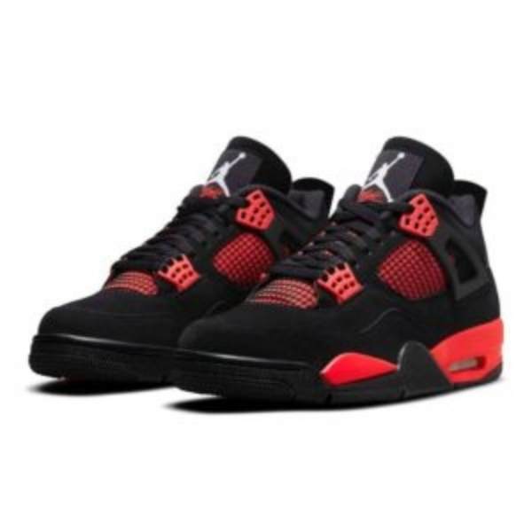 Air Jordan Retro 4 "Red Thunder" Negro Rojo