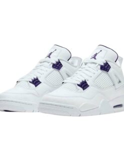 Air Jordan Retro 4 "Metallic Purple" Blanco Morado