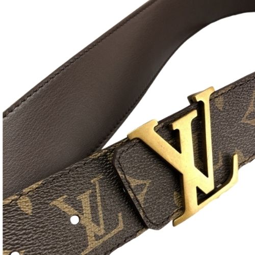 Cinturones LV LOUIS VUITTON "Cuadros Clasicos" - Cuero Hebilla Metal - Imagen 6