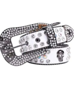 CINTURON BBSIMON SKELETON "Blanco"