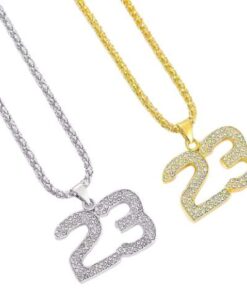 Collar "Jordan 23" - Plateado Dorado