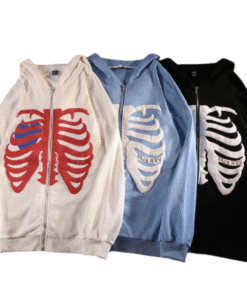 Polerón Skeleton Esqueleto Pecho "VEER BLEE"