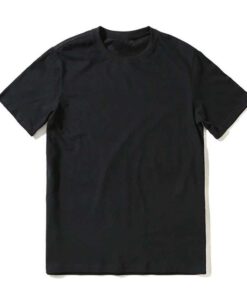 Polera Básica "Negra" 100% Algodón Premium Grueso | Ajuste Cómodo