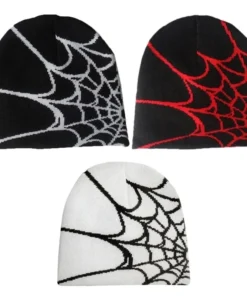 GORRO SPIDER "Negro, Blanco, Rojo"