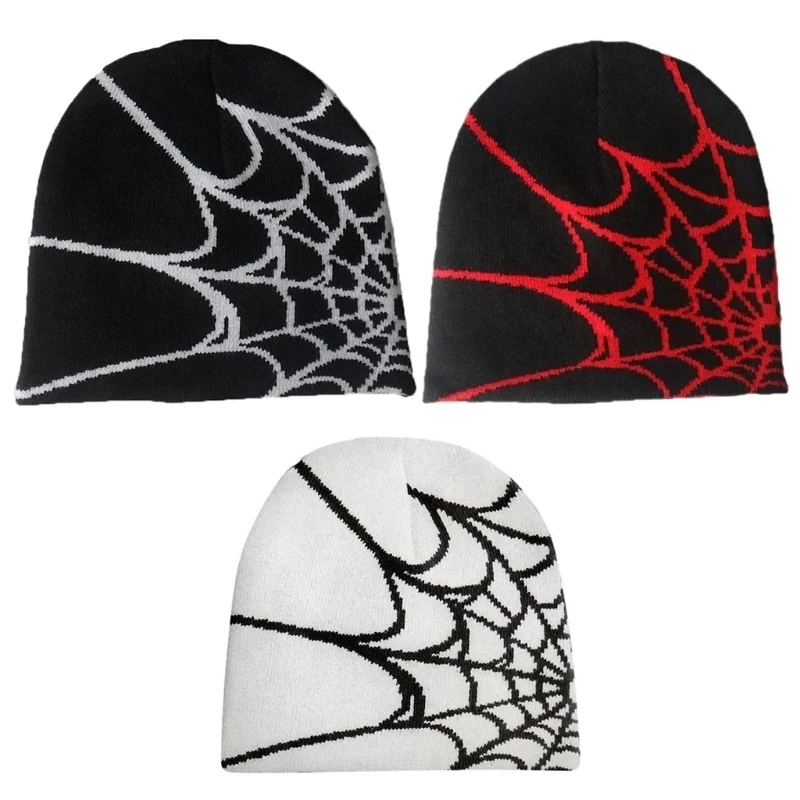 GORRO SPIDER "Negro, Blanco, Rojo"