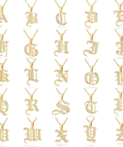 COLLAR "Letras" Doradas