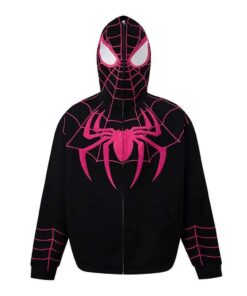 Polerón SPIDERMAN Y2K "Negro/Rosado"
