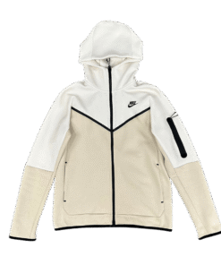 Polerón NIKE TECH FLEECE "Blanco/Beige" Algodón Alta Calidad