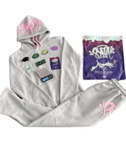 Conjunto SYNA Invierno "Gris/Rosa" + ACCESORIOS Algodón Real
