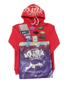 Polerón SYNA WORLD "Rojo" ALGODÓN + BOLSA y STICKERS