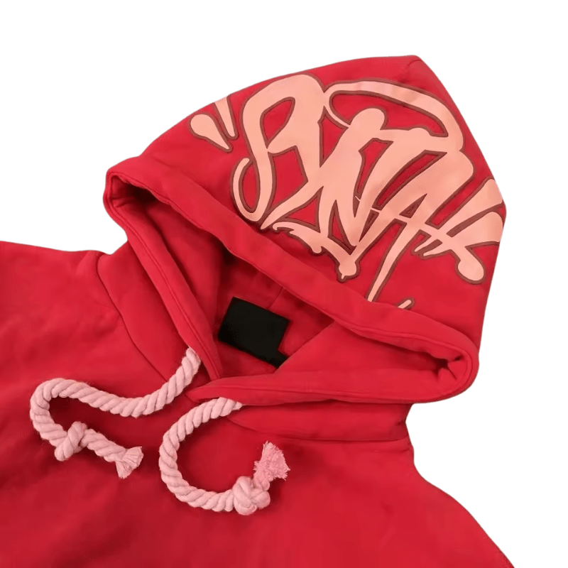Polerón SYNA WORLD "Rojo" ALGODÓN + BOLSA y STICKERS - Imagen 2