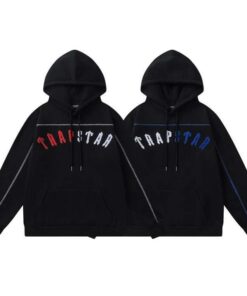 Poleron TRAPSTAR "Half White" Bordado