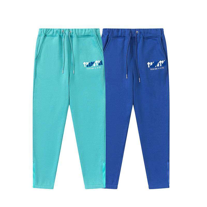 Pantalón Buzo TRAPSTAR "Celeste/Azul" Bordado