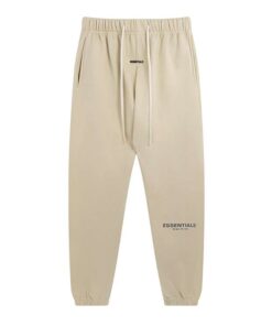 Pantalón Buzo ESSENTIALS "Caqui Cafe Claro" Algodón