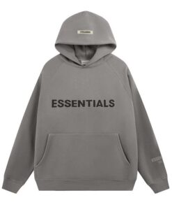 Poleron ESSENTIALS "Gris" Algodon