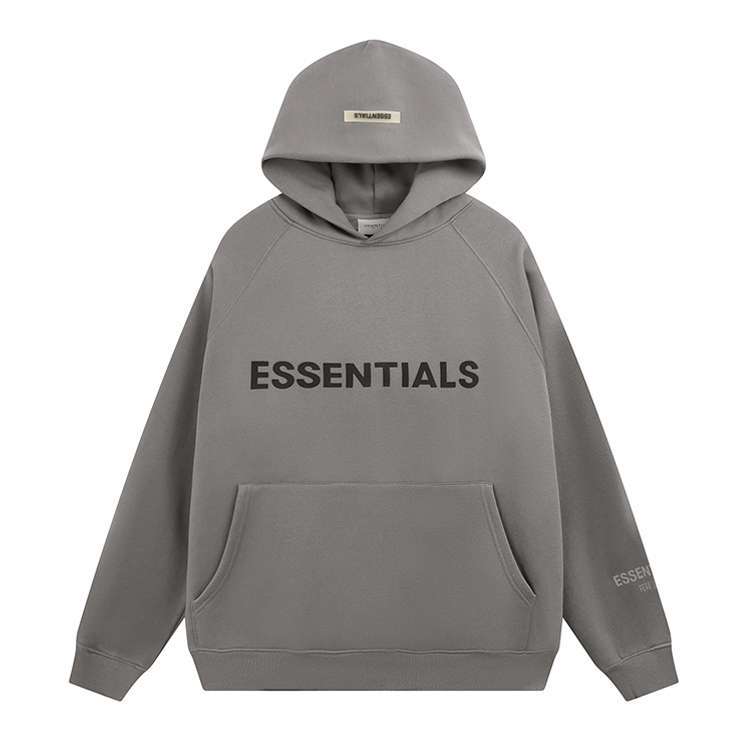 Poleron ESSENTIALS "Gris" Algodon