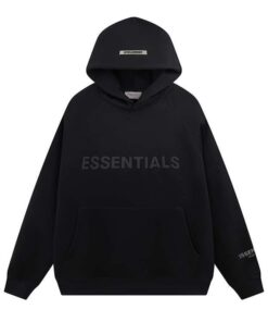 Polerón ESSENTIALS "Negro" ALGODÓN