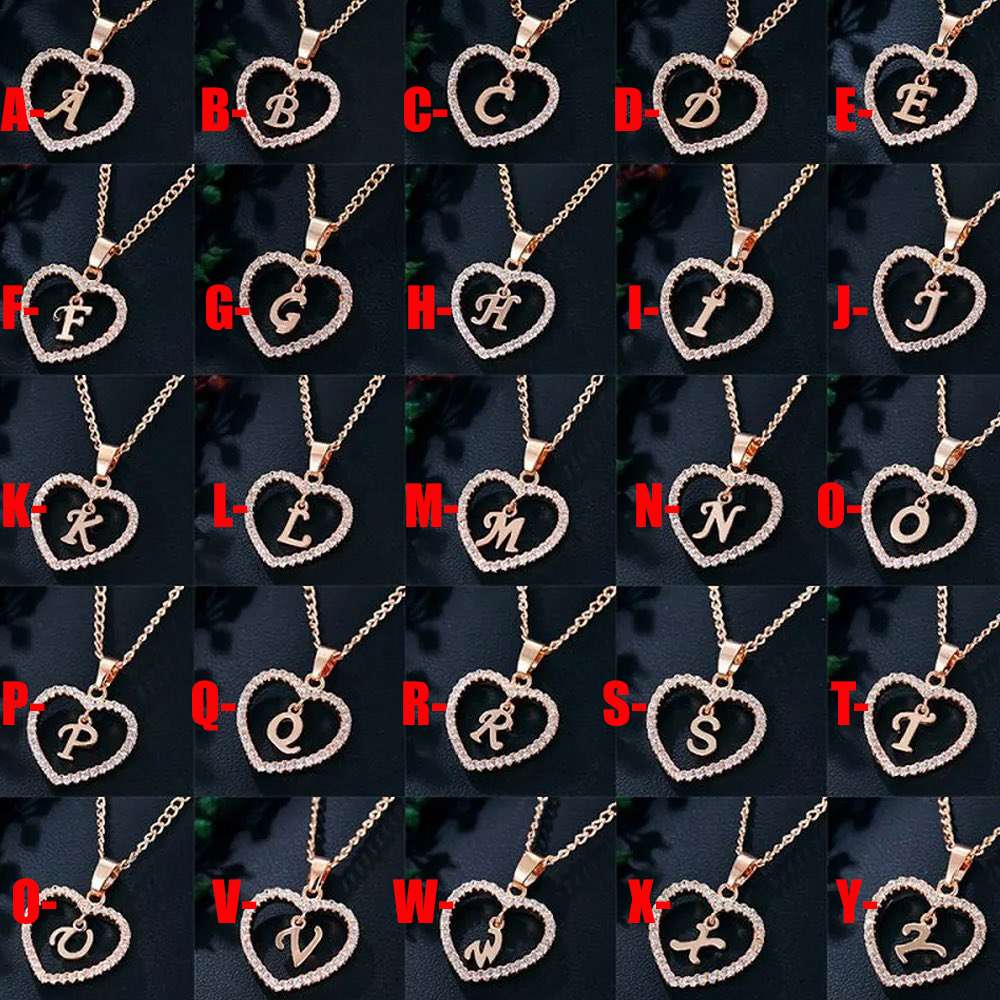 COLLARES "CORAZON LETRA" Parejas - Imagen 2