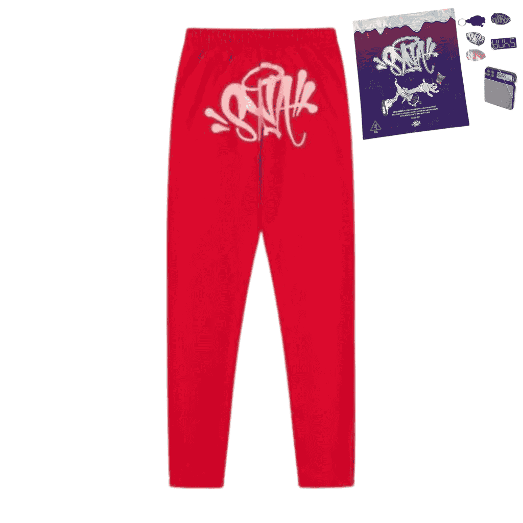 Pantalón Buzo SYNA WORLD "Rojo"+ BOLSA y STICKERS Algodón