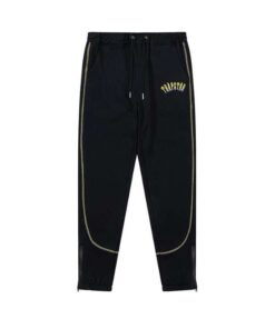 Pantalón Buzo TRAPSTAR x CENTRAL CEE "Negro/Amarillo" Bordado
