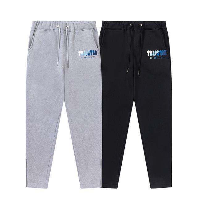 Pantalón Buzo TRAPSTAR "Blanco/Celeste/Azul" Bordado