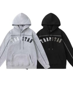 Poleron TRAPSTAR "Black&White" Bordado