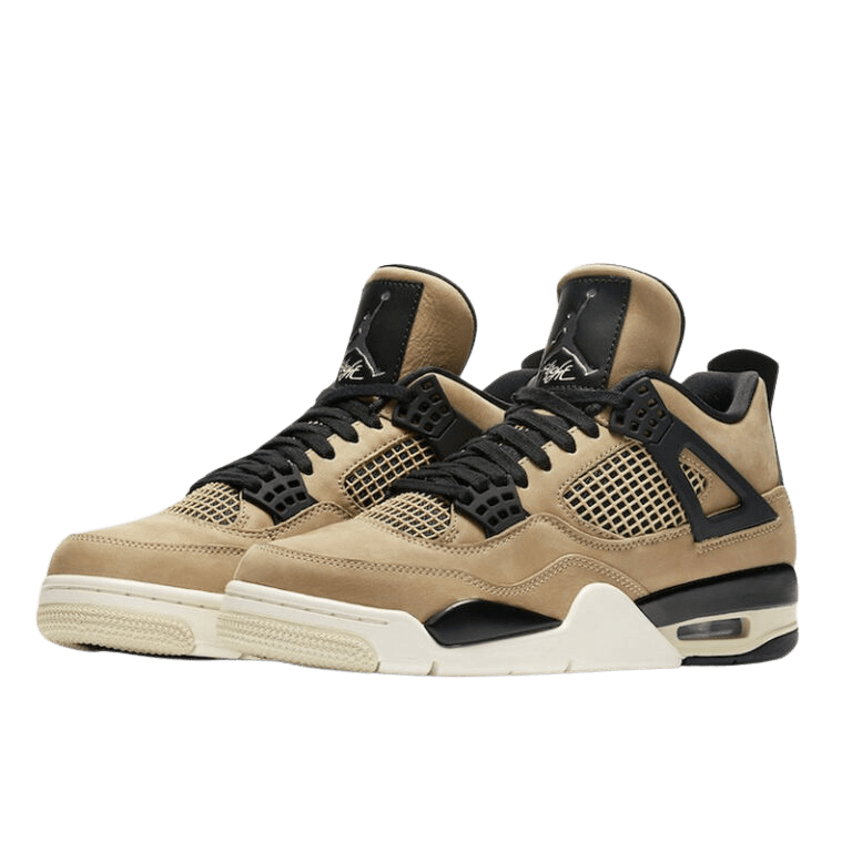 Air Jordan Retro 4 "Fossil Mushroom" Cafe Claro