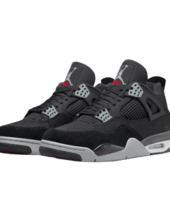 Air Jordan Retro 4 "Black Canvas" Negras