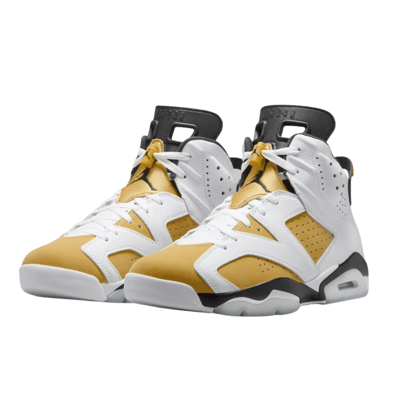Air Jordan Retro 6 "Yellow Ochre" Blanco Amarillo
