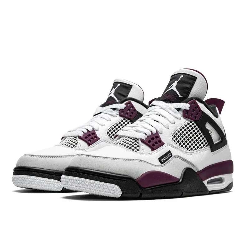 Air Jordan Retro 4 "PSG Neutral Grey" Blancas