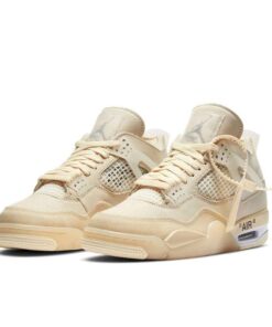 Air Jordan Retro 4 "OFF WHITE Sail" Beige